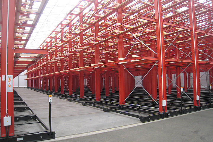 mobile cantilever racking
