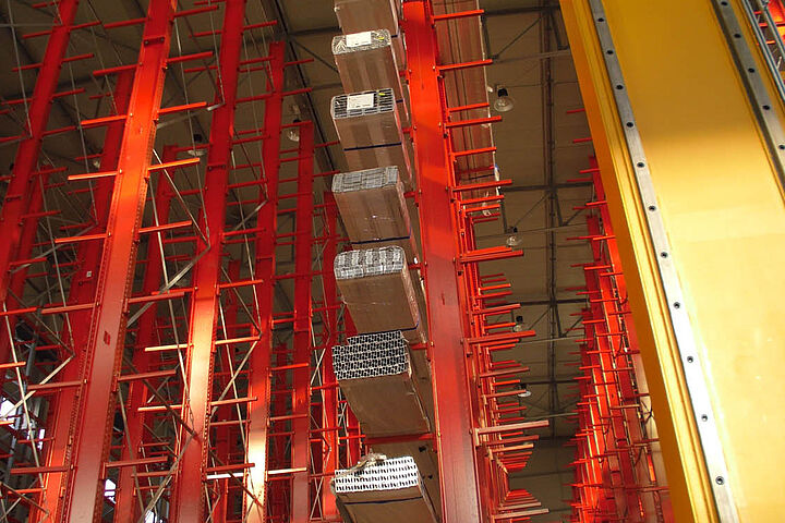 cantilever racking, storage of aluminium