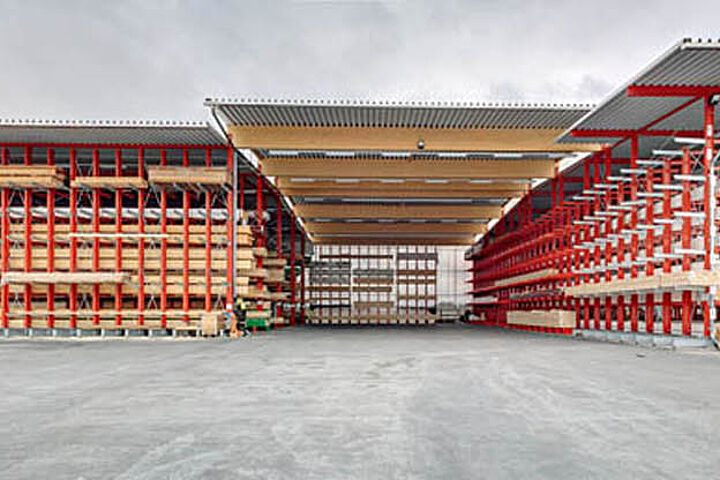 cantilever racking warehouse