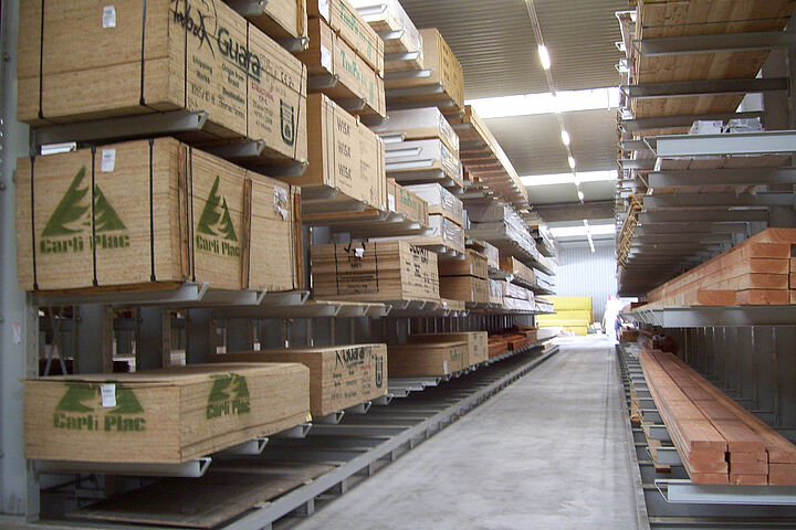 cantilever racking galvanized