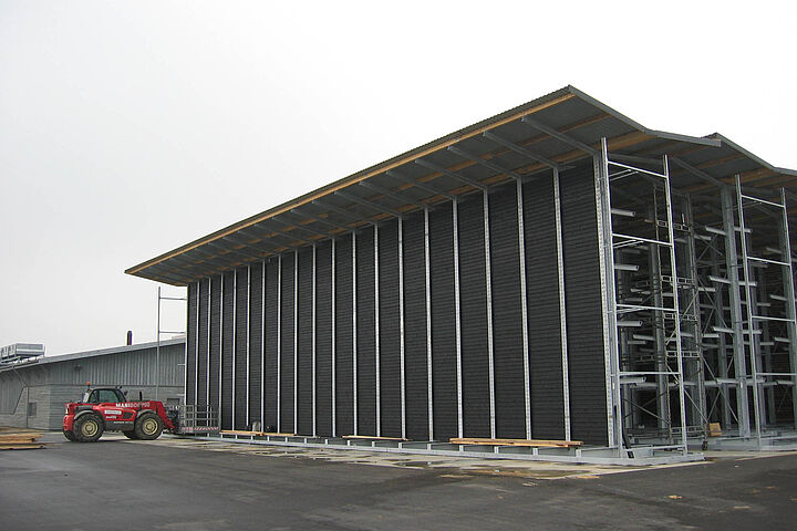 cantilever racking with roof