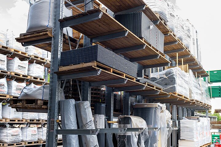cantilever racking, galvanized