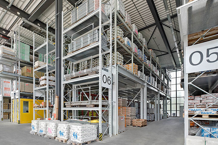pallet racking mezzanine floor