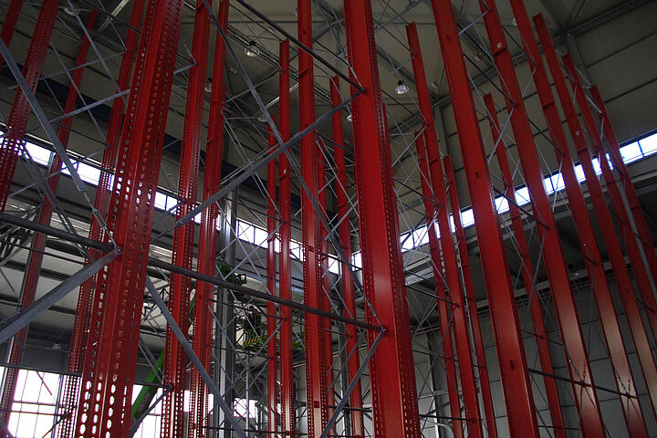 cantilever racking, storage of aluminium