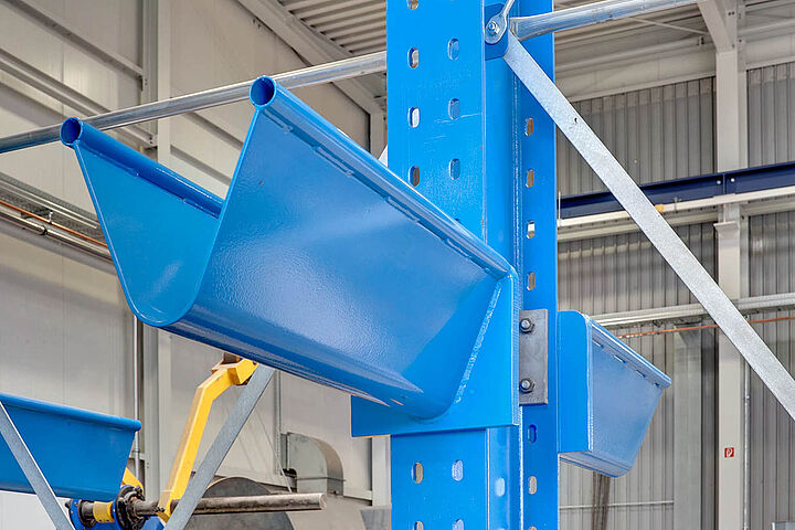cantilever racking for coil storage