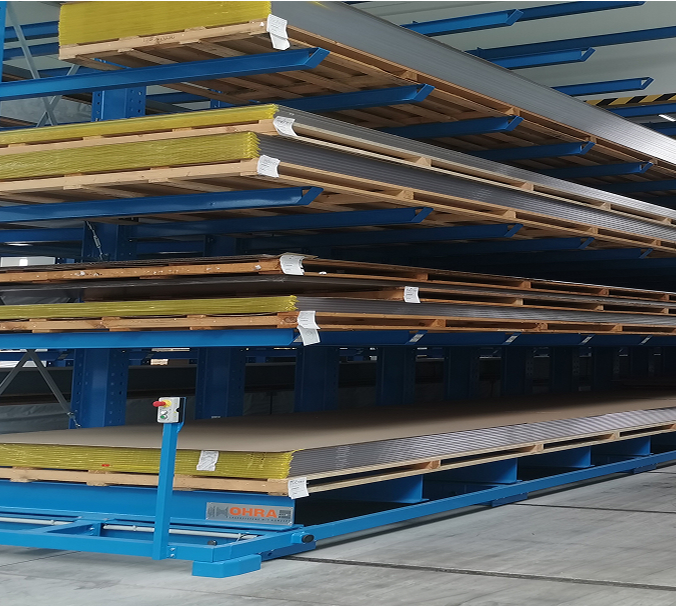 Kragarmregale die sich verschieben lassen