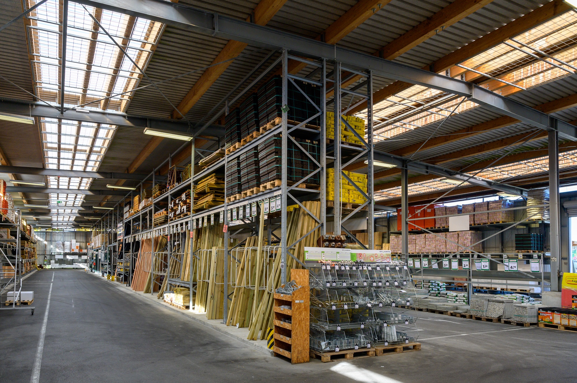 pallet racking, double-sided, galvanized