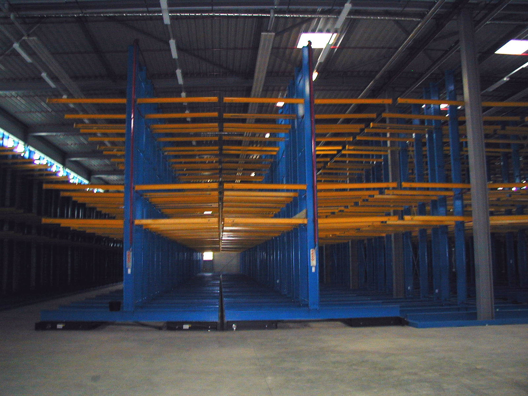 mobile racking system, cantilever racking